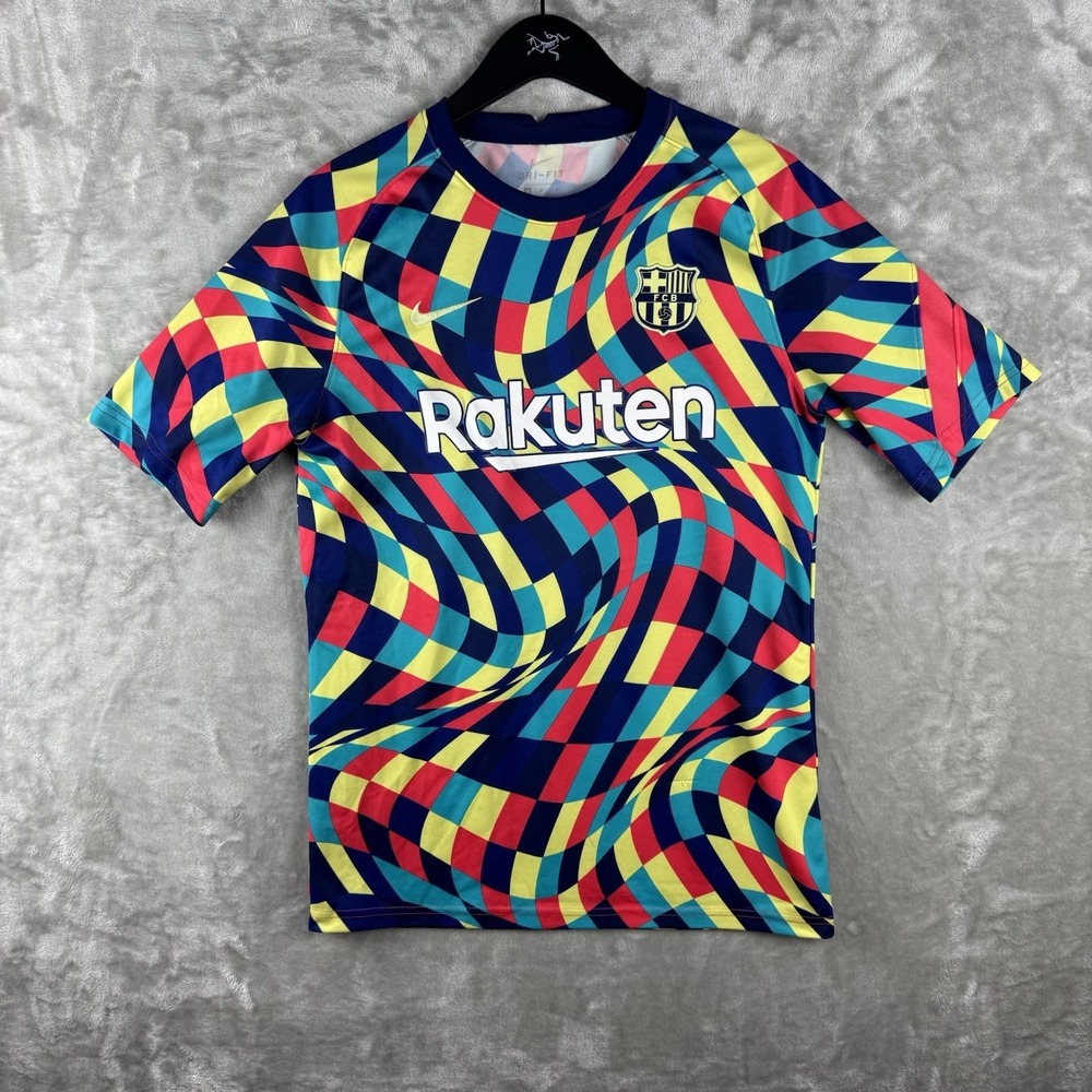 Nike Dri-Fit FC Barcelona 2021 2022 Pre-Match Training‎ Jersey Men's Medium